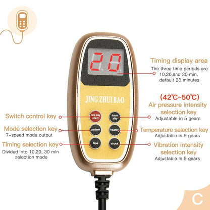 Compact Electric Neck Massager for Pain Relief