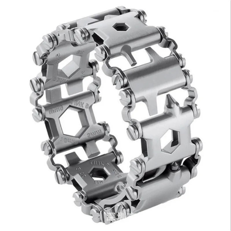 Ultimate 29-in-1 Survival Steel Wristband