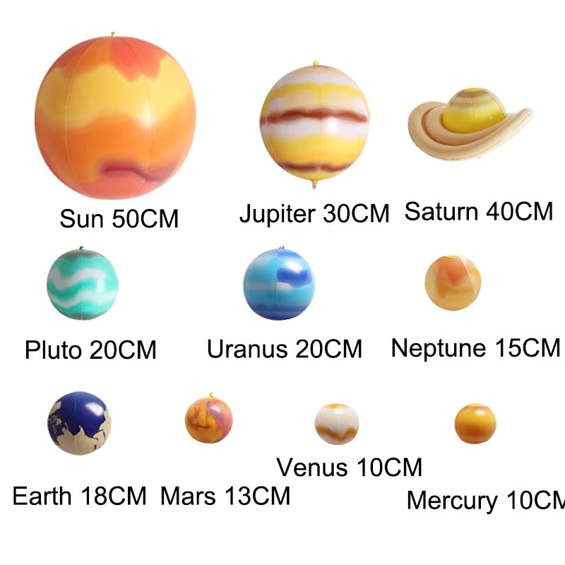 Colorful Space Planet Learning Play Set