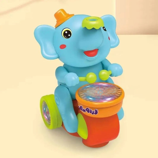 Fun Baby Drumming Elephant Music Toy - Pexav