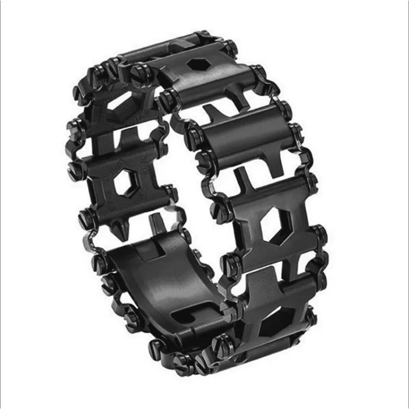 Ultimate 29-in-1 Survival Steel Wristband