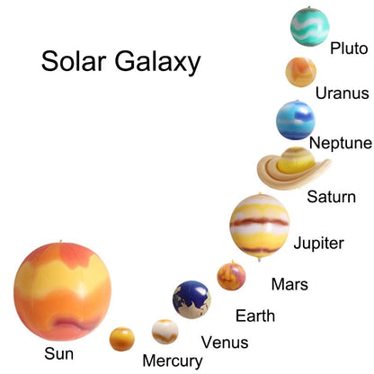 Colorful Space Planet Learning Play Set
