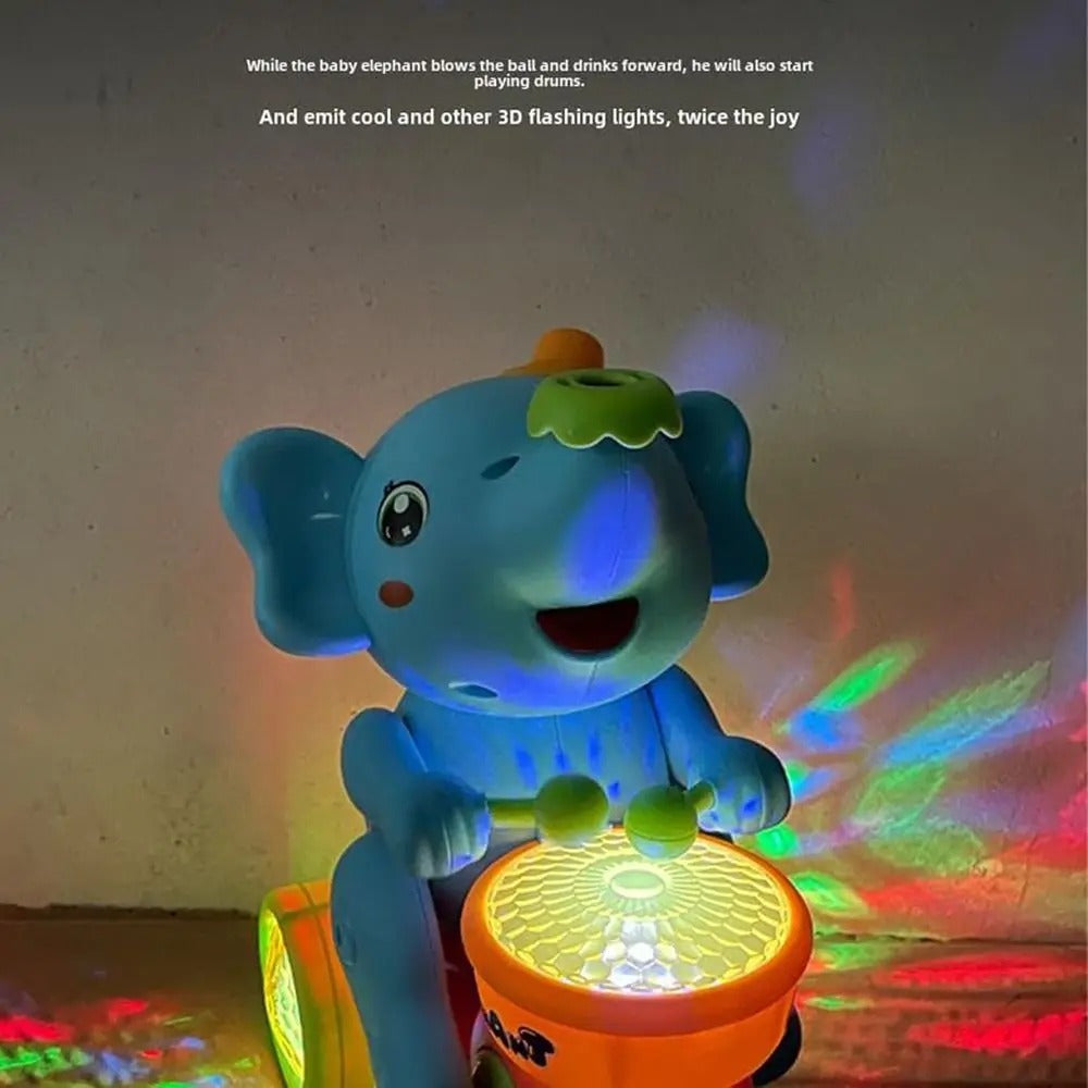 Fun Baby Drumming Elephant Music Toy