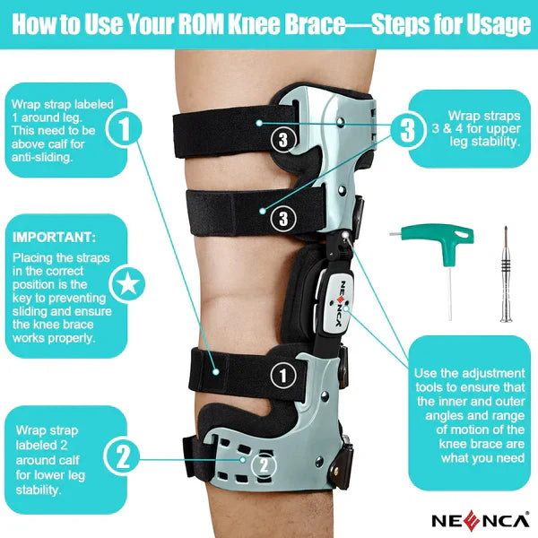 Comfortable Knee Strap for Extra Support Stability
