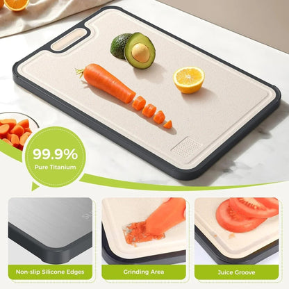 Durable Kitchen Cutting Board with Easy Clean Surface
