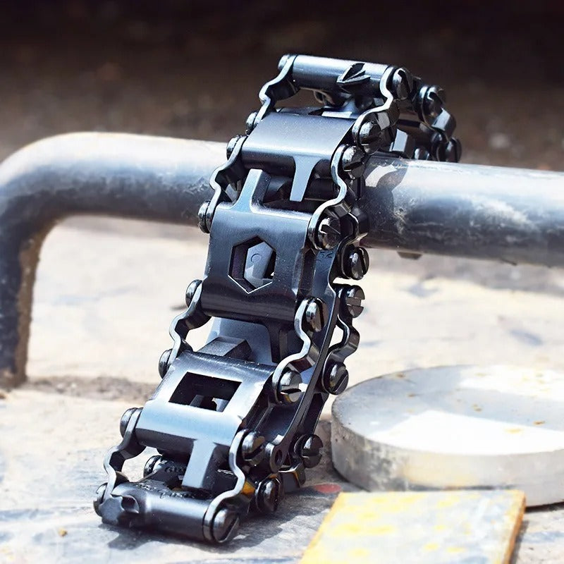 Ultimate 29-in-1 Survival Steel Wristband