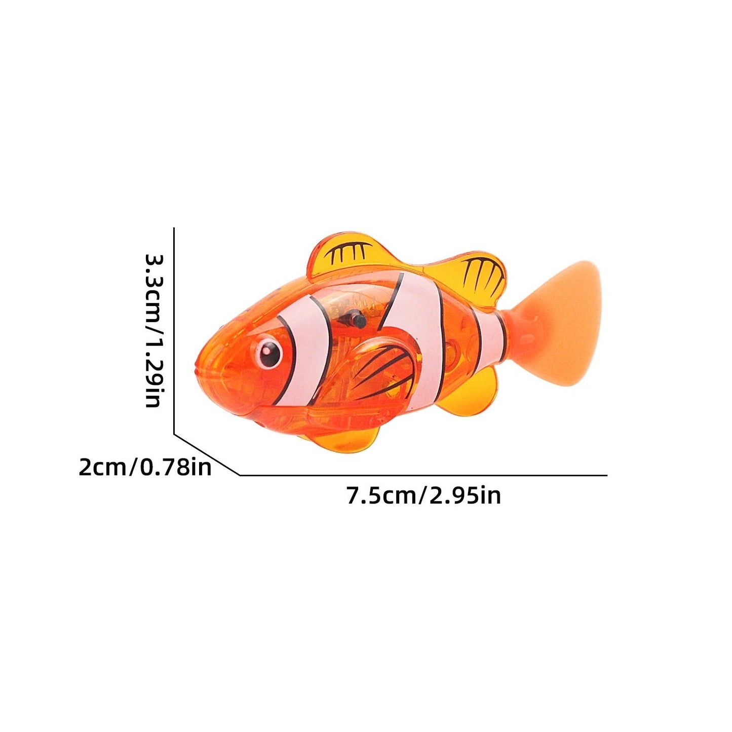 Colorful LED Water Swimming Fish Toy