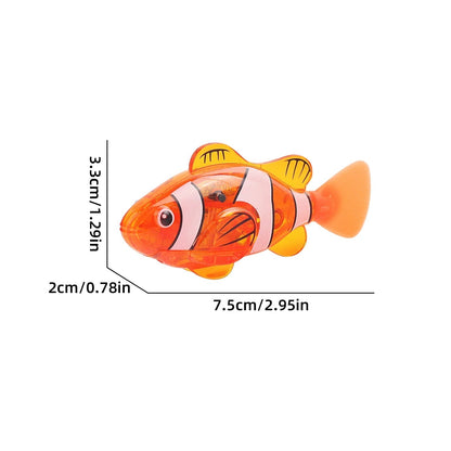 Colorful LED Water Swimming Fish Toy