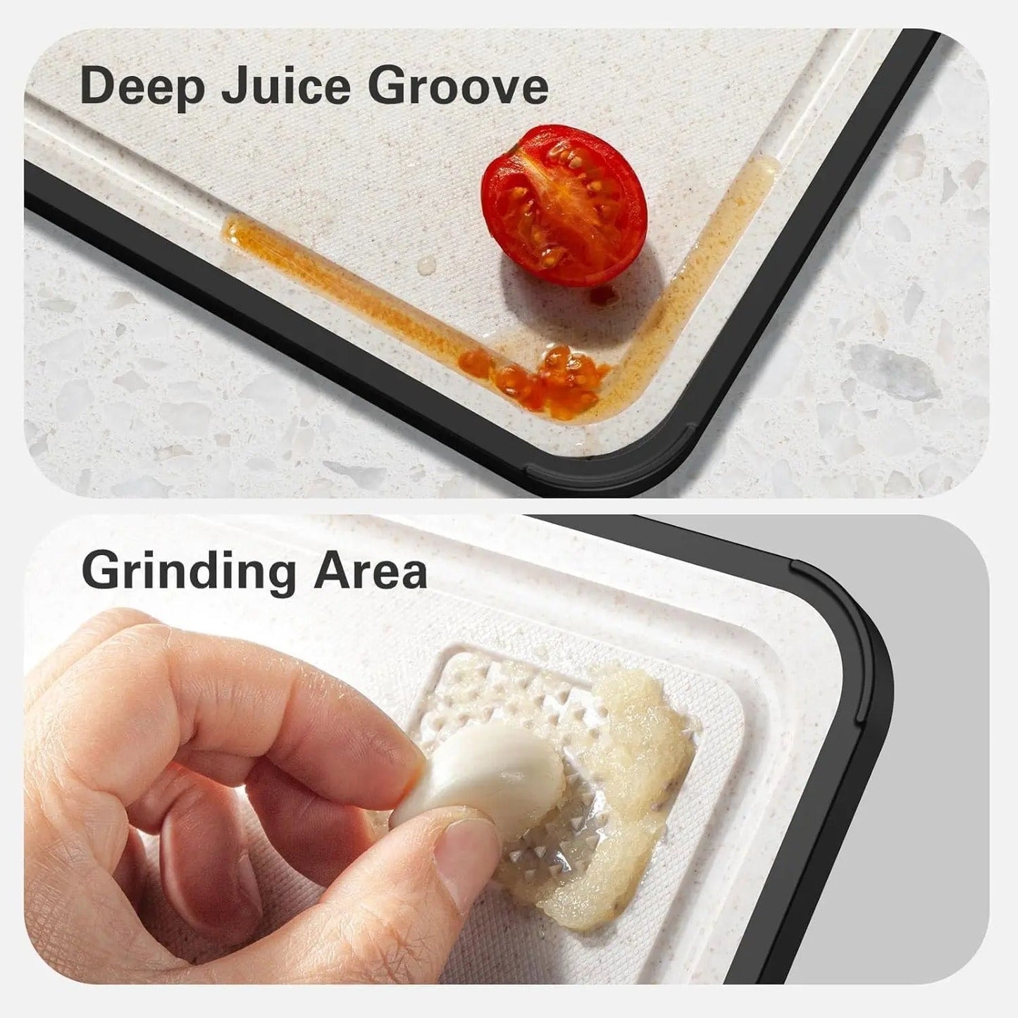 Durable Kitchen Cutting Board with Easy Clean Surface