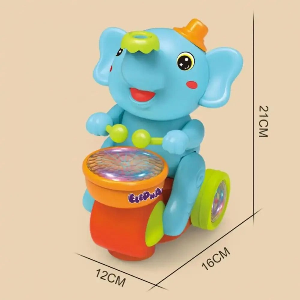 Fun Baby Drumming Elephant Music Toy