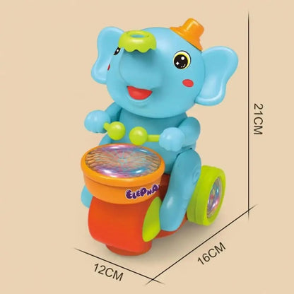 Fun Baby Drumming Elephant Music Toy