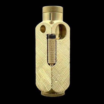Vintage Metal Kerosene Lighter Antique Style