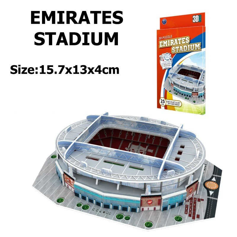 Small 3D Soccer Field Puzzle for Kids