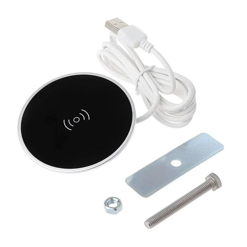 Compact Fast Wireless Charging Pad For Office Desk