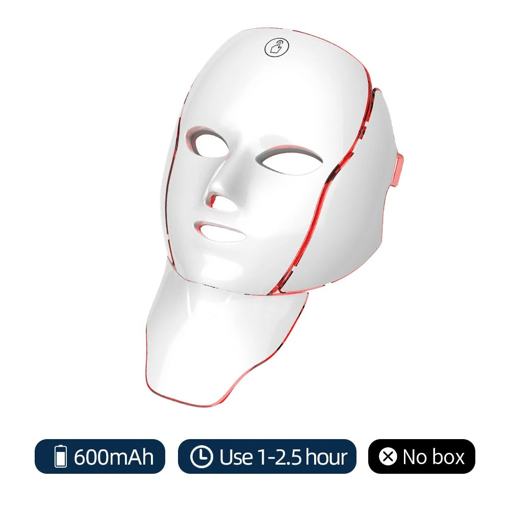 Colorful LED Face Mask for Skin Renewal