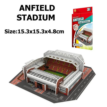 Small 3D Soccer Field Puzzle for Kids