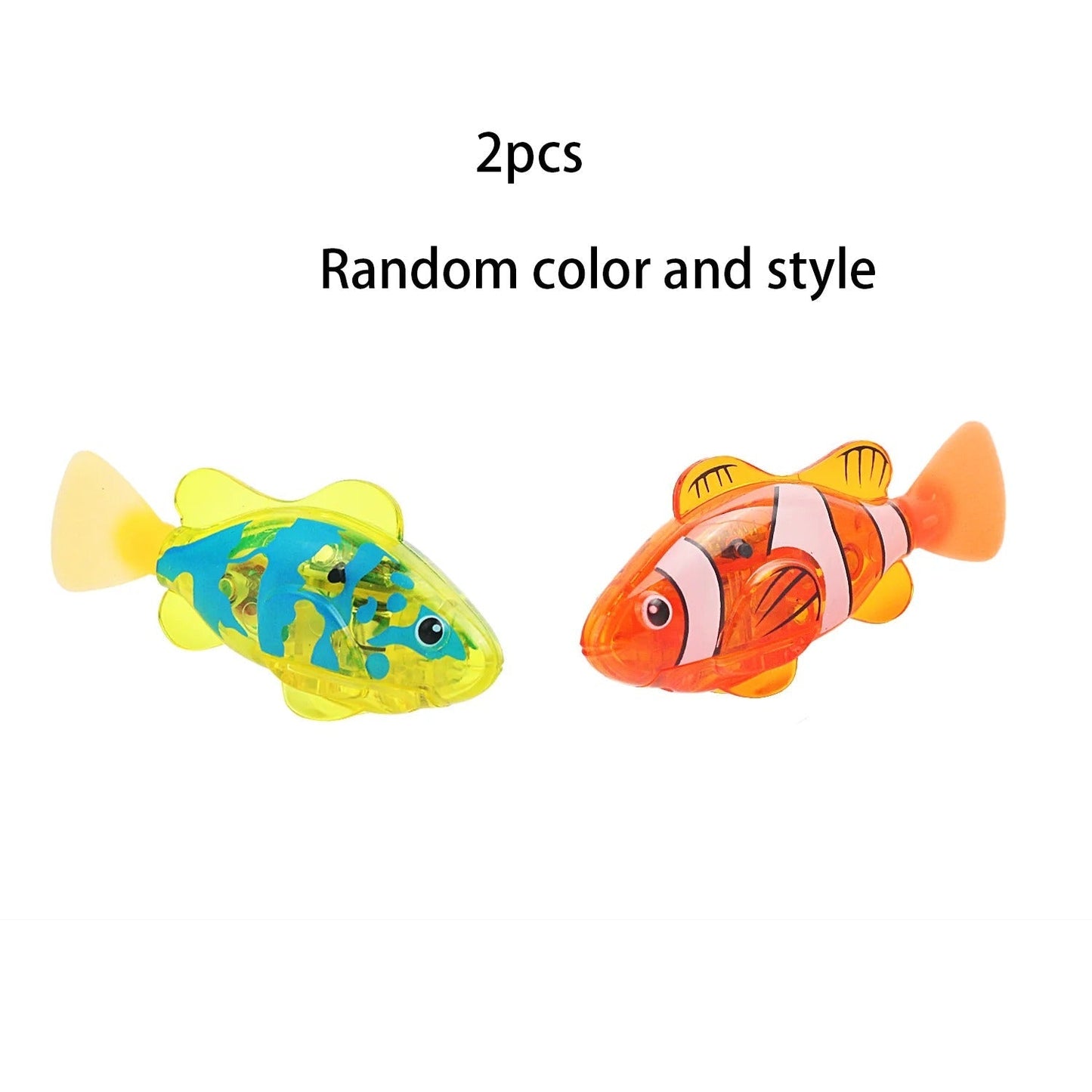Colorful LED Water Swimming Fish Toy