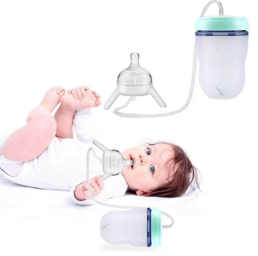 Easy Grip Long Handle Baby Bottle - Pexav