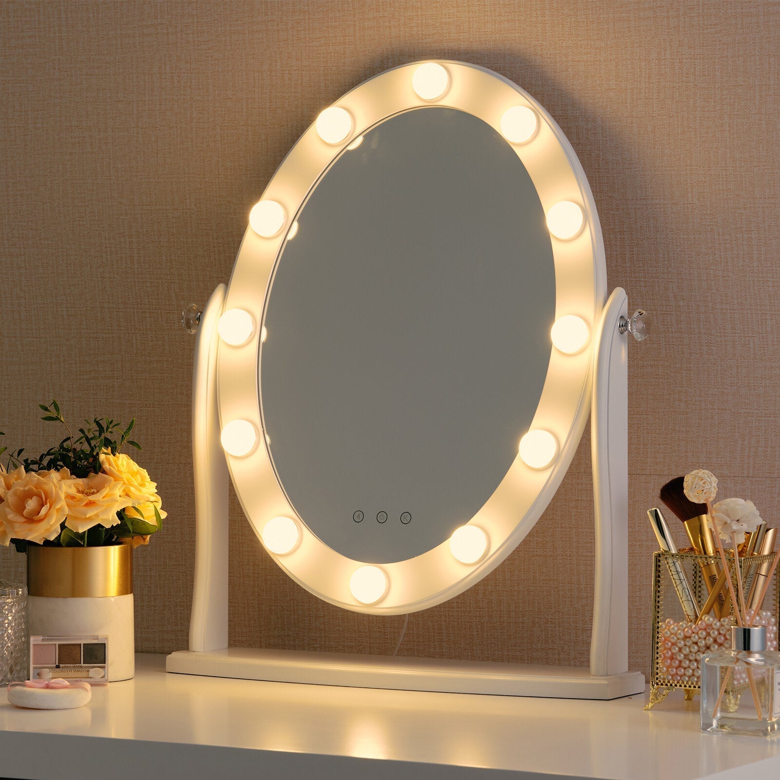 Make-up Mirror Lighting - GlowLuxe-4 Pears-Nora Luxe