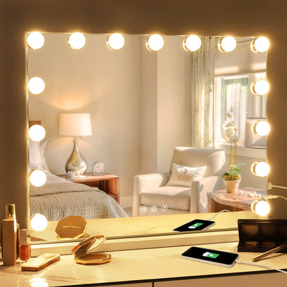 Make-up Mirror Lighting - GlowLuxe-4 Pears-Nora Luxe