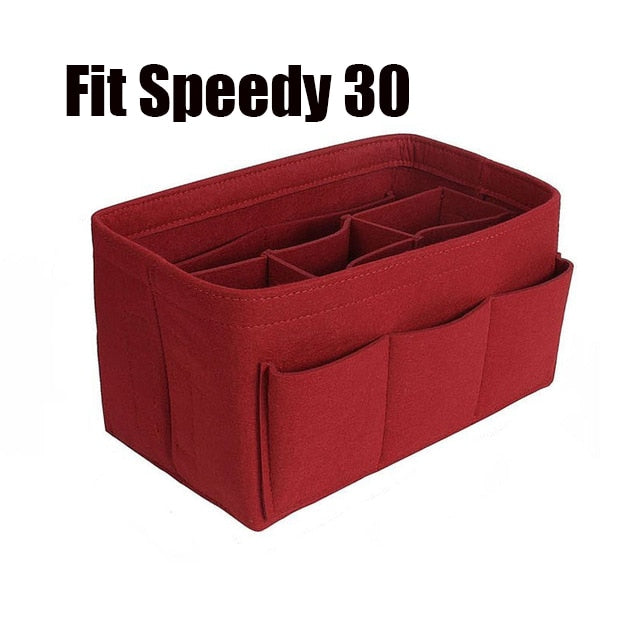 Stylish Purse and Cosmetic Organizer Insert