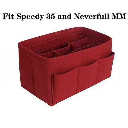Stylish Purse and Cosmetic Organizer Insert