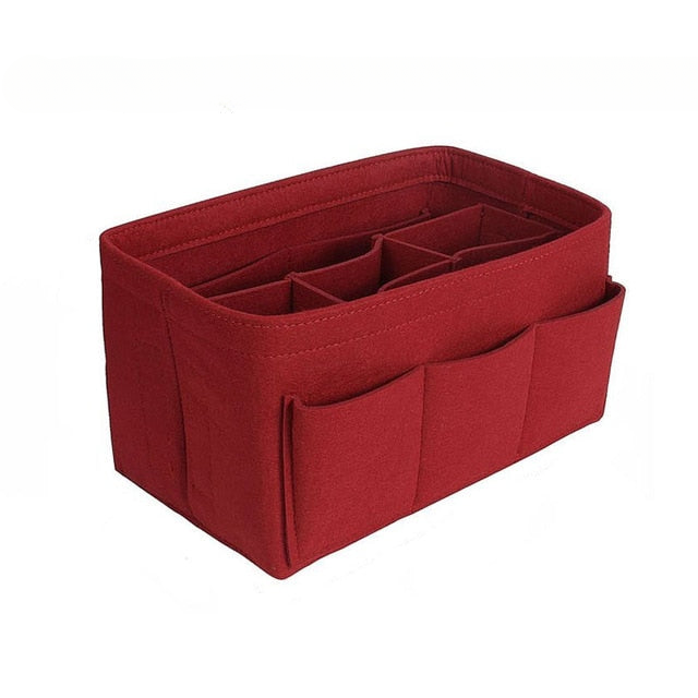 Stylish Purse and Cosmetic Organizer Insert