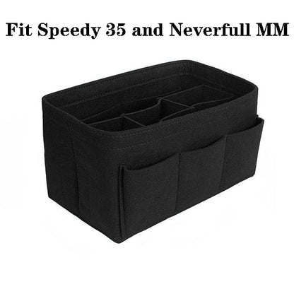 Stylish Purse and Cosmetic Organizer Insert