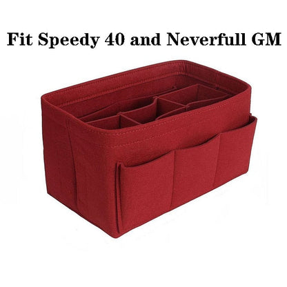 Stylish Purse and Cosmetic Organizer Insert