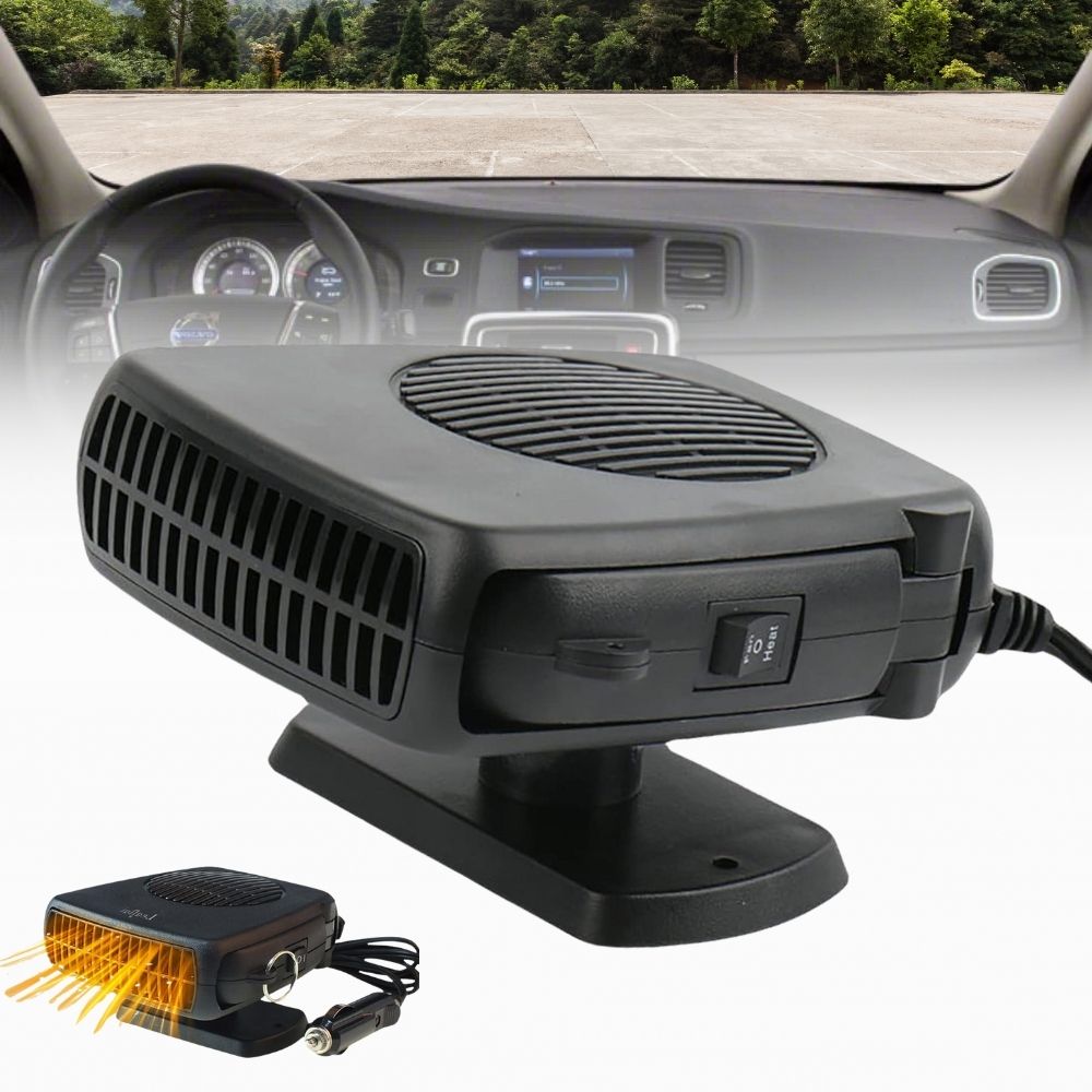 Compact 12V Portable Car Heating Fan 300W - Pexav