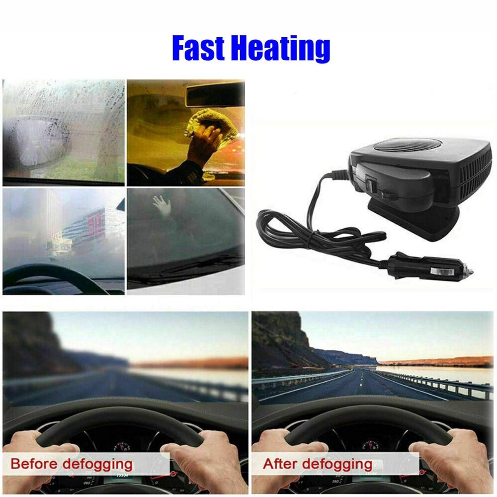Compact 12V Portable Car Heating Fan 300W