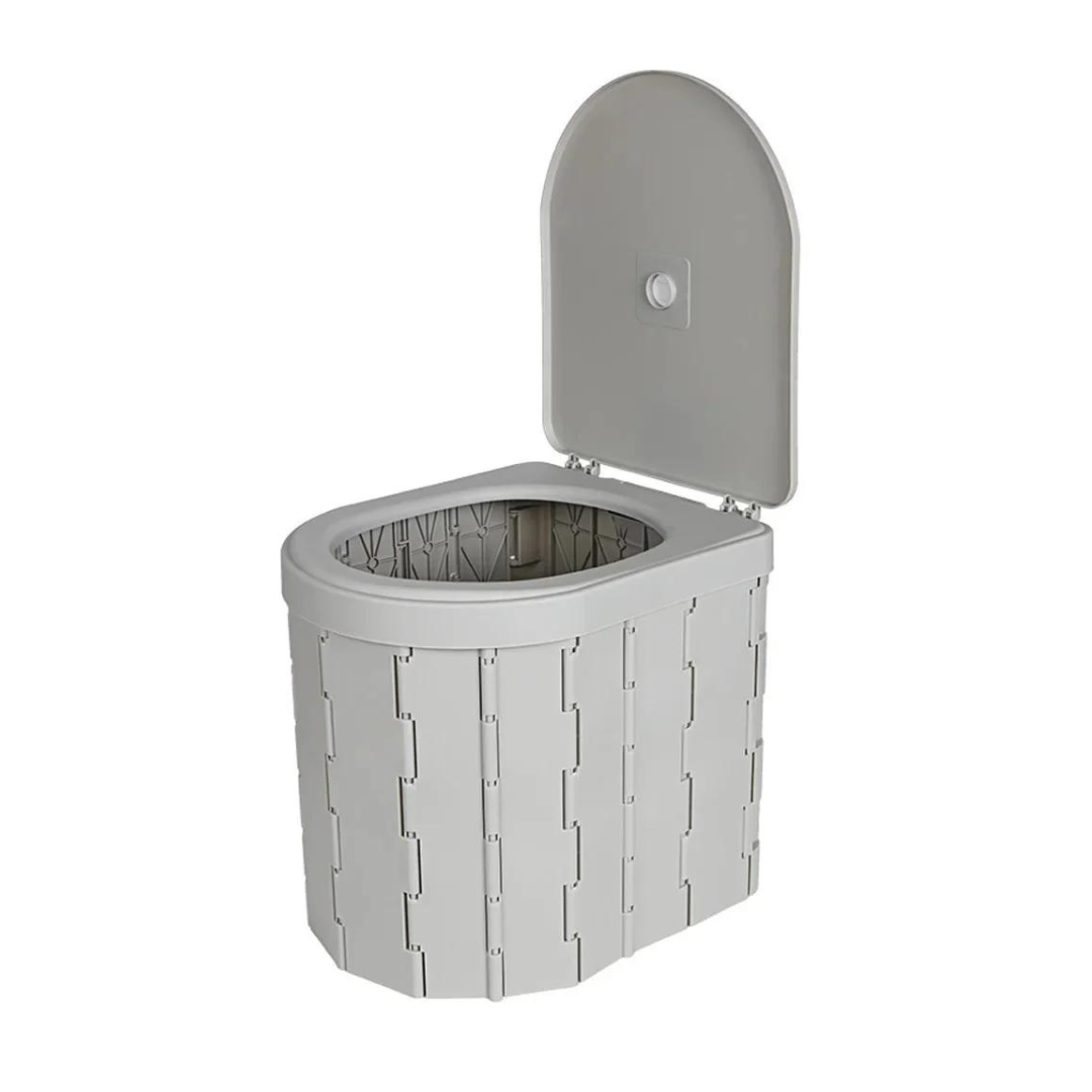Compact Collapsible Outdoor Camping Toilet - Pexav