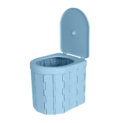 Compact Collapsible Outdoor Camping Toilet