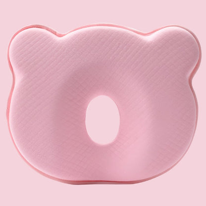 Memory Foam Baby Pillow - ErgoNest-Pink-Nora Luxe