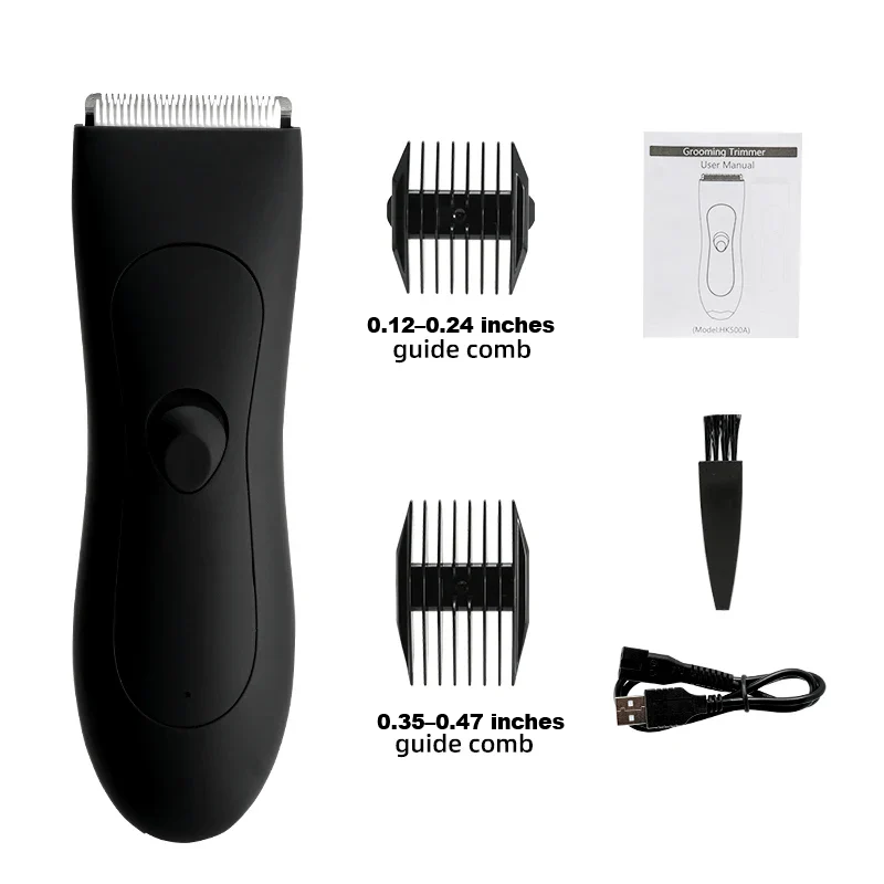 MEN'S BODY HAIR TRIMMER AND LADIES' SHAVER WITH BIKINI AND GROIN GROOMER-Nora Luxe