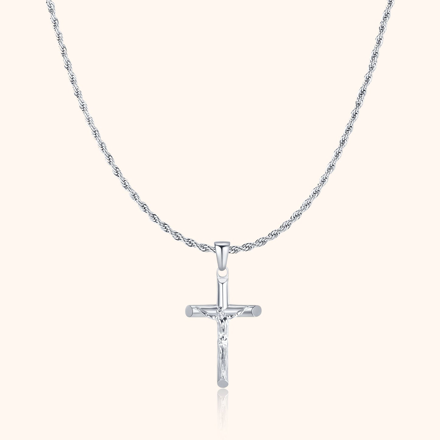 Men's Cross Pendant Necklace - Pexav