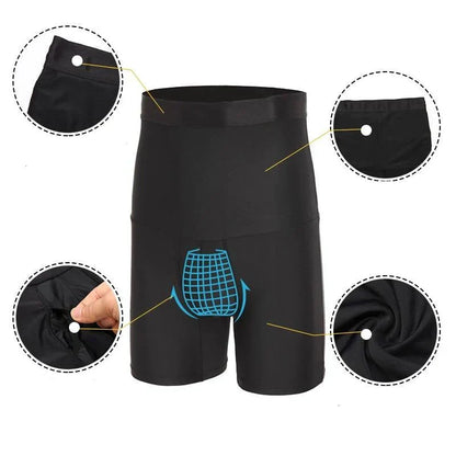 Men's Compression Shorts - CoreFlex-Black-S-Nora Luxe