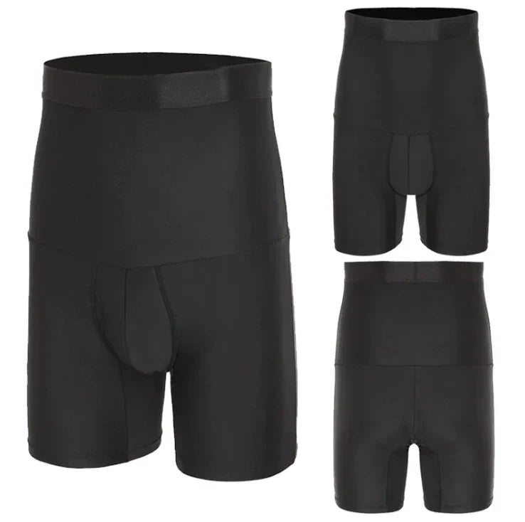 Men's Compression Shorts - CoreFlex-Black-S-Nora Luxe