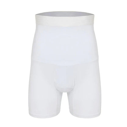 Men's Compression Shorts - CoreFlex-White-S-Nora Luxe