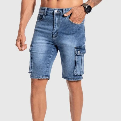 Men's Denim Cargo Shorts for Summer – Jonas-S-The Livary