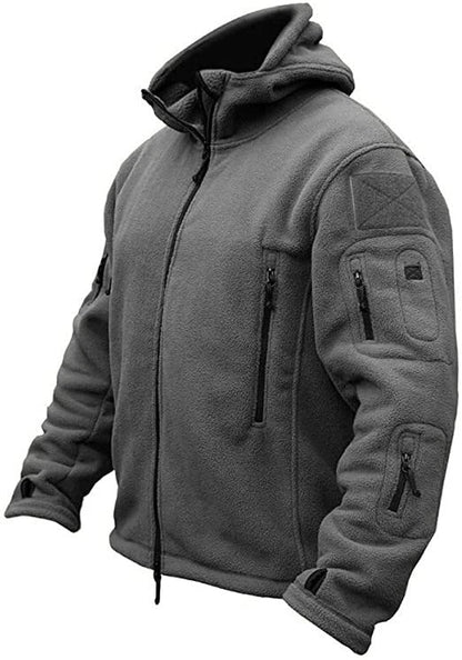 Men's Fleece Vest - ThermaVest-Gray-XS-Nora Luxe