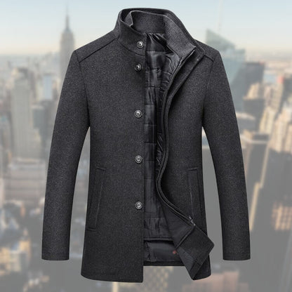 Waterproof Mens Parka Jacket with Removable Vest - Pexav
