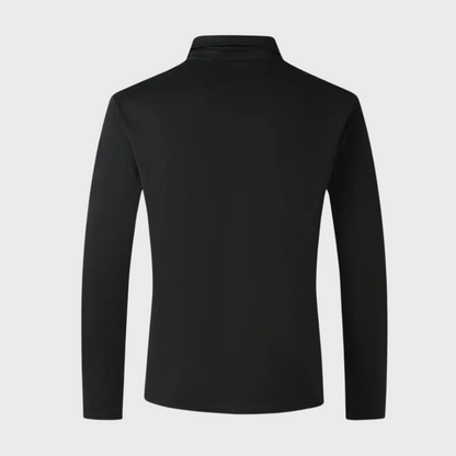 Men's Long Sleeve T-Shirt - Finn-Black-S-Nora Luxe