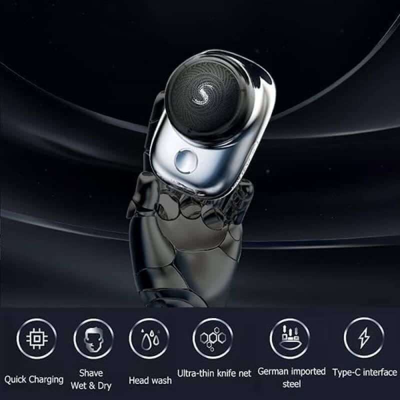 Compact Rechargeable Mens Shaver