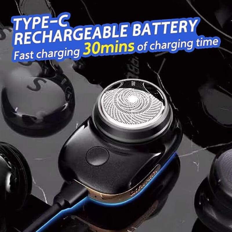 Compact Rechargeable Mens Shaver