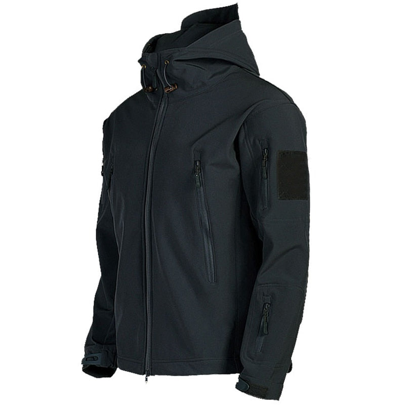 Waterproof Men's Hooded Windbreaker Jacket - Pexav
