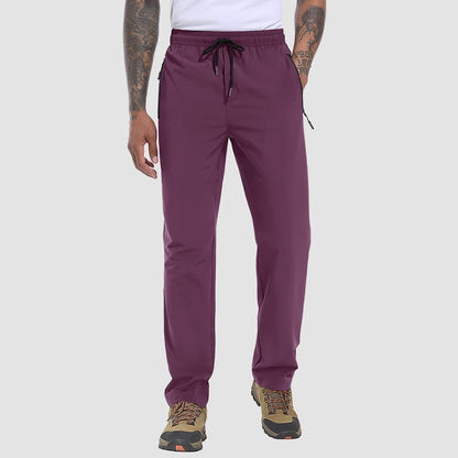 Men's Stretch & Quick-Dry Hiking Trousers - Logan-Purple-S-Nora Luxe