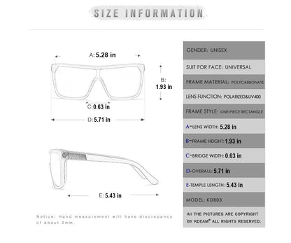Trendy Men's UV Sunglasses with Flexible Frames