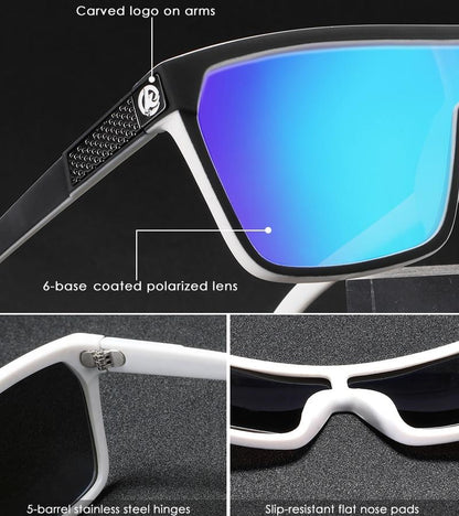 Men's sunglasses with UV protection and flexible frame – Jonas-Blue-The Livary