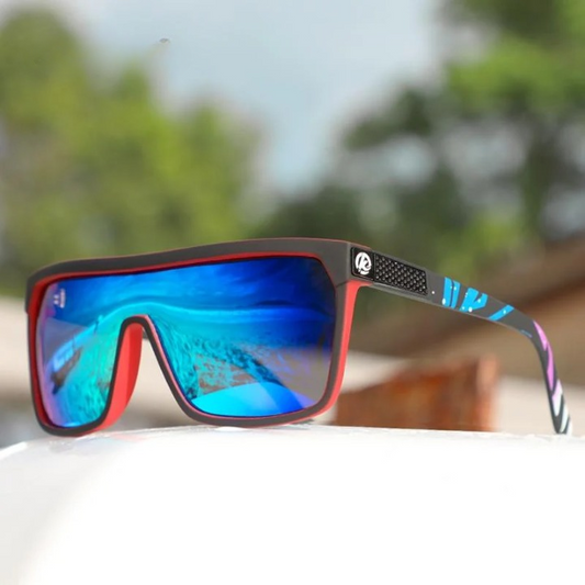 Trendy Men's UV Sunglasses with Flexible Frames - Pexav